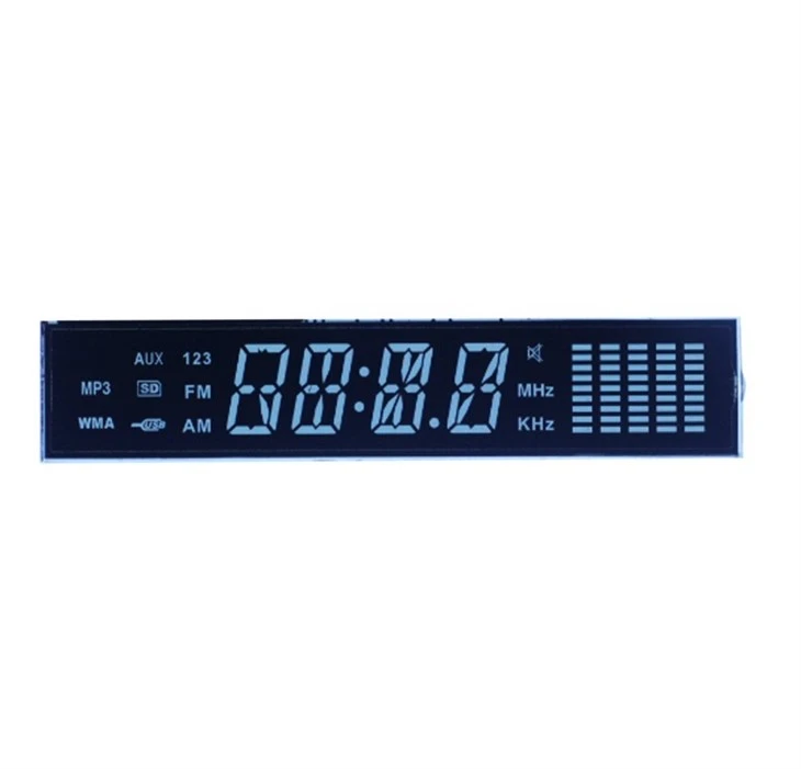 نمایشگر قطعه VA LCD سفارشی برای صوتی ماشین